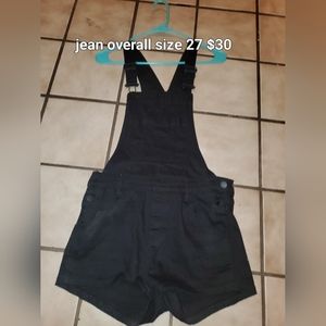 Black Jean overall